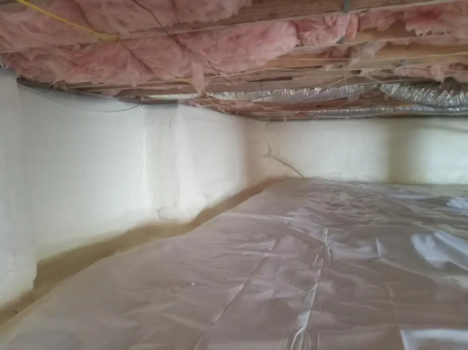 Crawl space encapsulation with closed-cell spray foam for Roof Maintenance in Bowleys Quarters